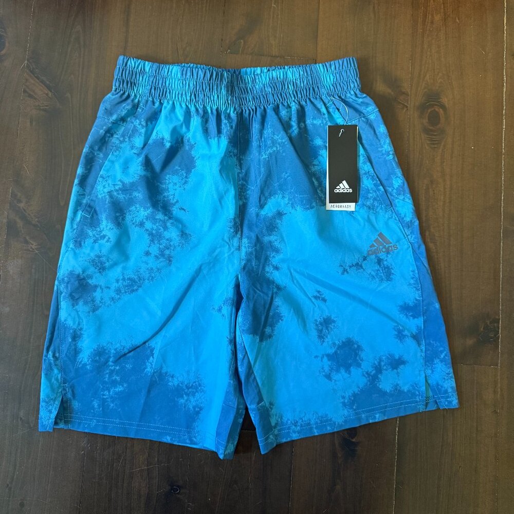 BRAND NEW Adidas boys blue shorts